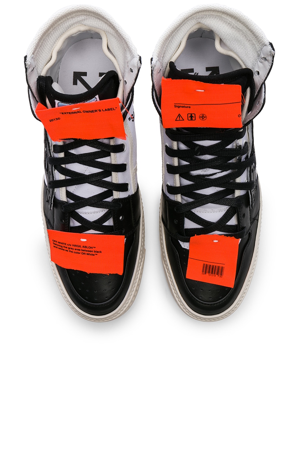 Image 1 of OFF-WHITE Low 3.0 Sneakers in Black & White