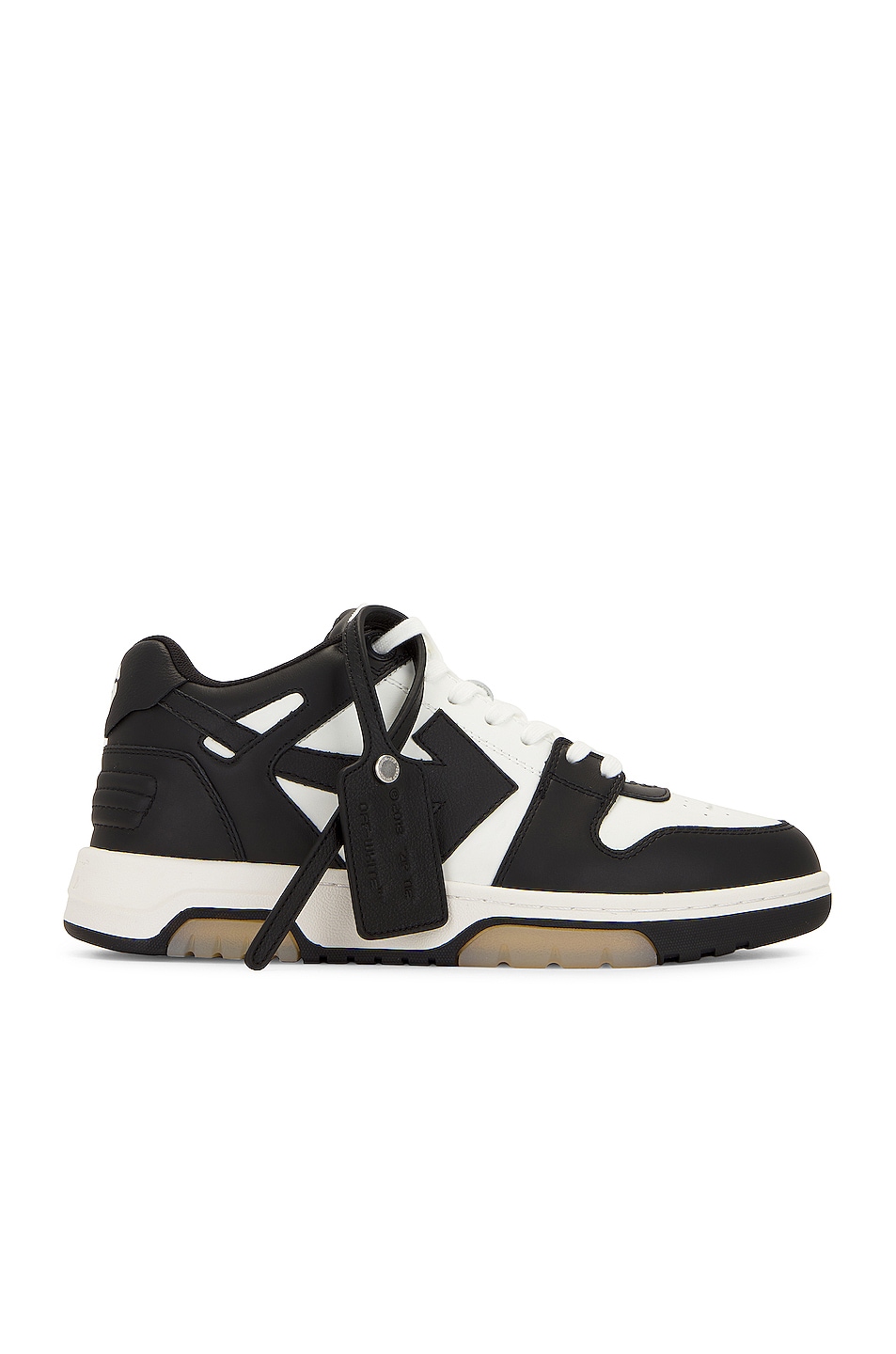 OFFWHITE Out Of Office Sneakers in Black & White FWRD