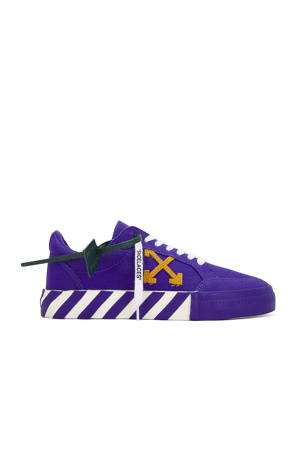 Image 1 of OFF-WHITE Low Top Sneakers in Violet & Yellow