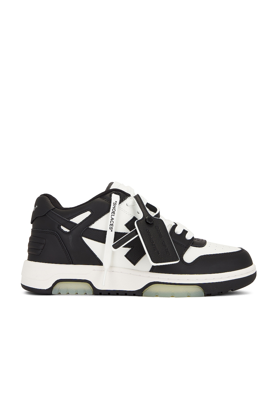 Image 1 of OFF-WHITE Out Of Office Sneaker In White & Black in White & Black