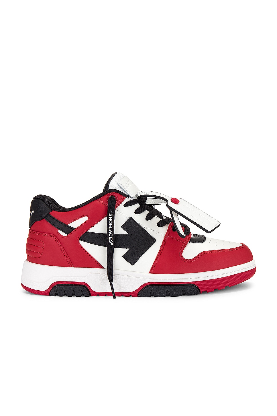 Image 1 of OFF-WHITE Out Of Office Calf in Red & Black