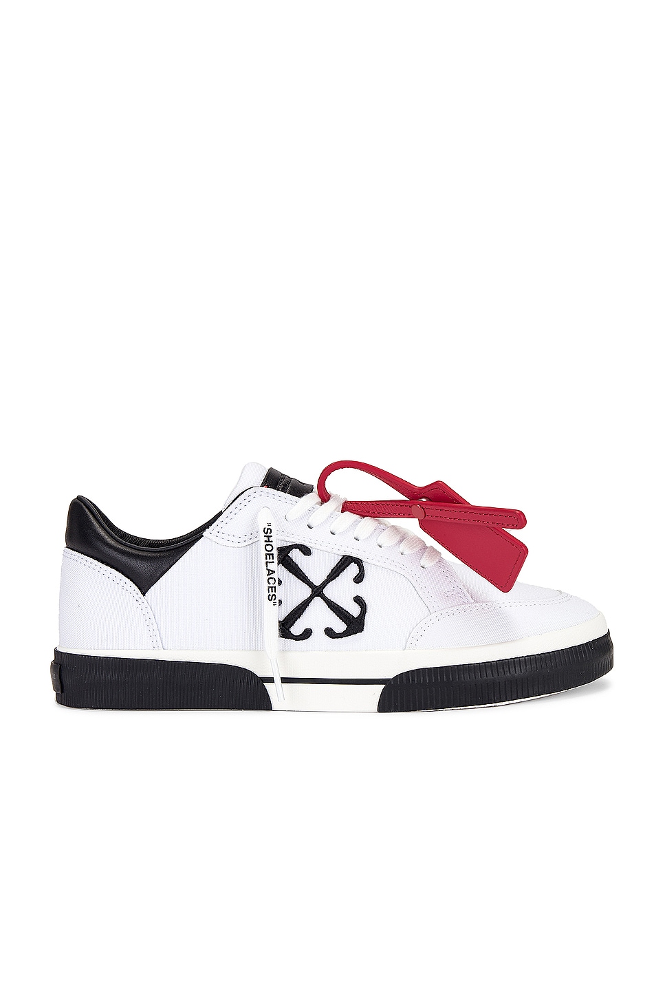 Image 1 of OFF-WHITE New Low Vulcanized Canvas in White & Black