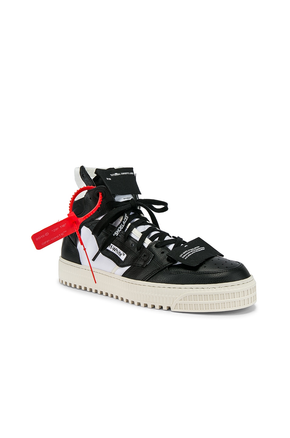 Image 1 of OFF-WHITE Off Court Sneaker in Black & White