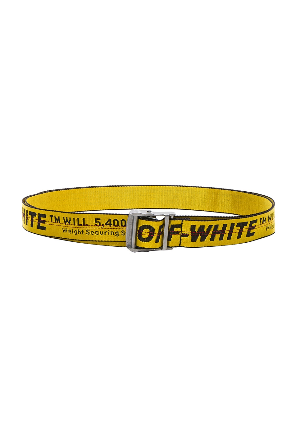 Image 1 of OFF-WHITE Industrial Belt in Yellow & Black