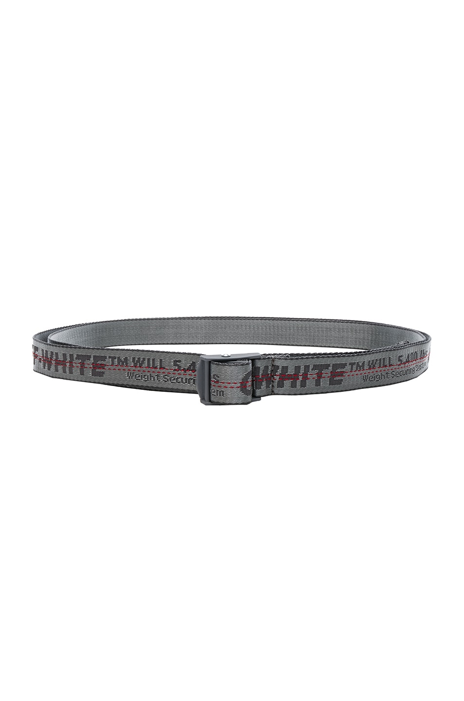 OFF-WHITE Mini Industrial Belt in Medium Grey & Light Grey | FWRD