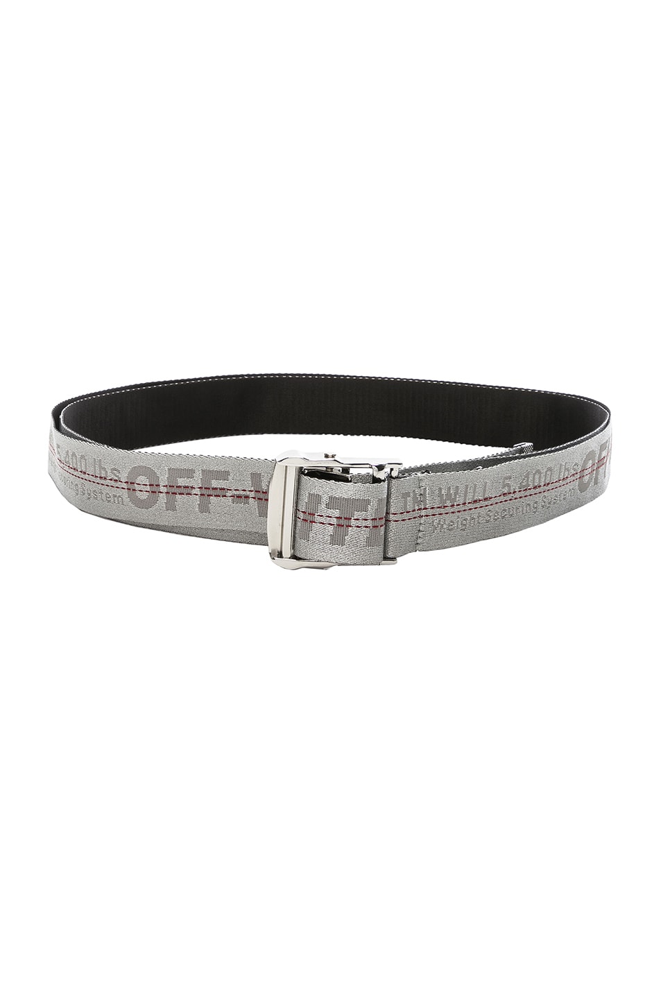 Image 1 of OFF-WHITE Classic Industrial Belt in Silver