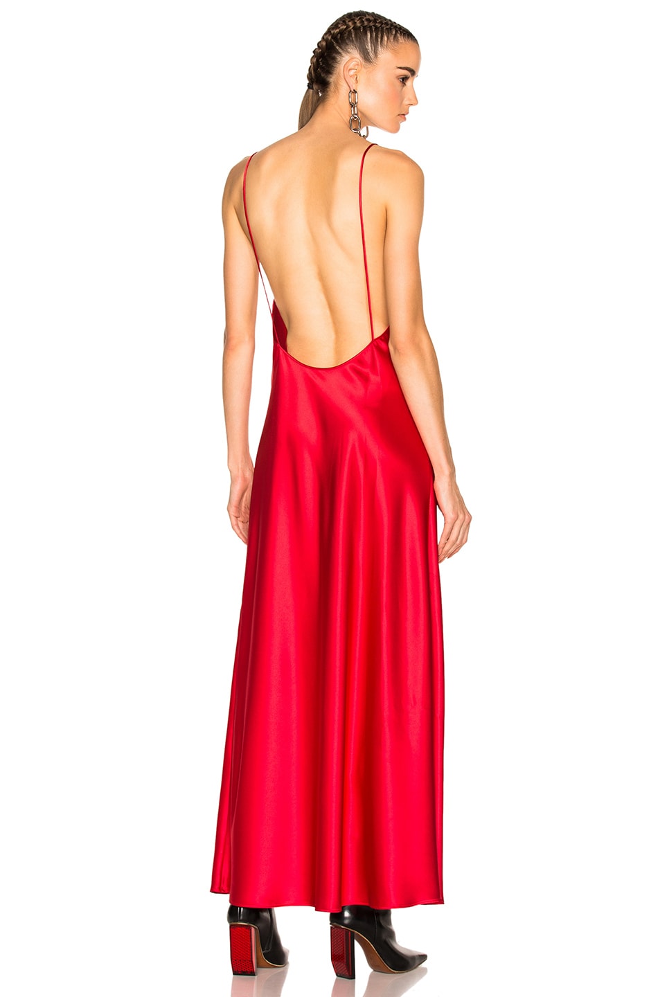 Image 1 of OFF-WHITE Slip Dress in Red