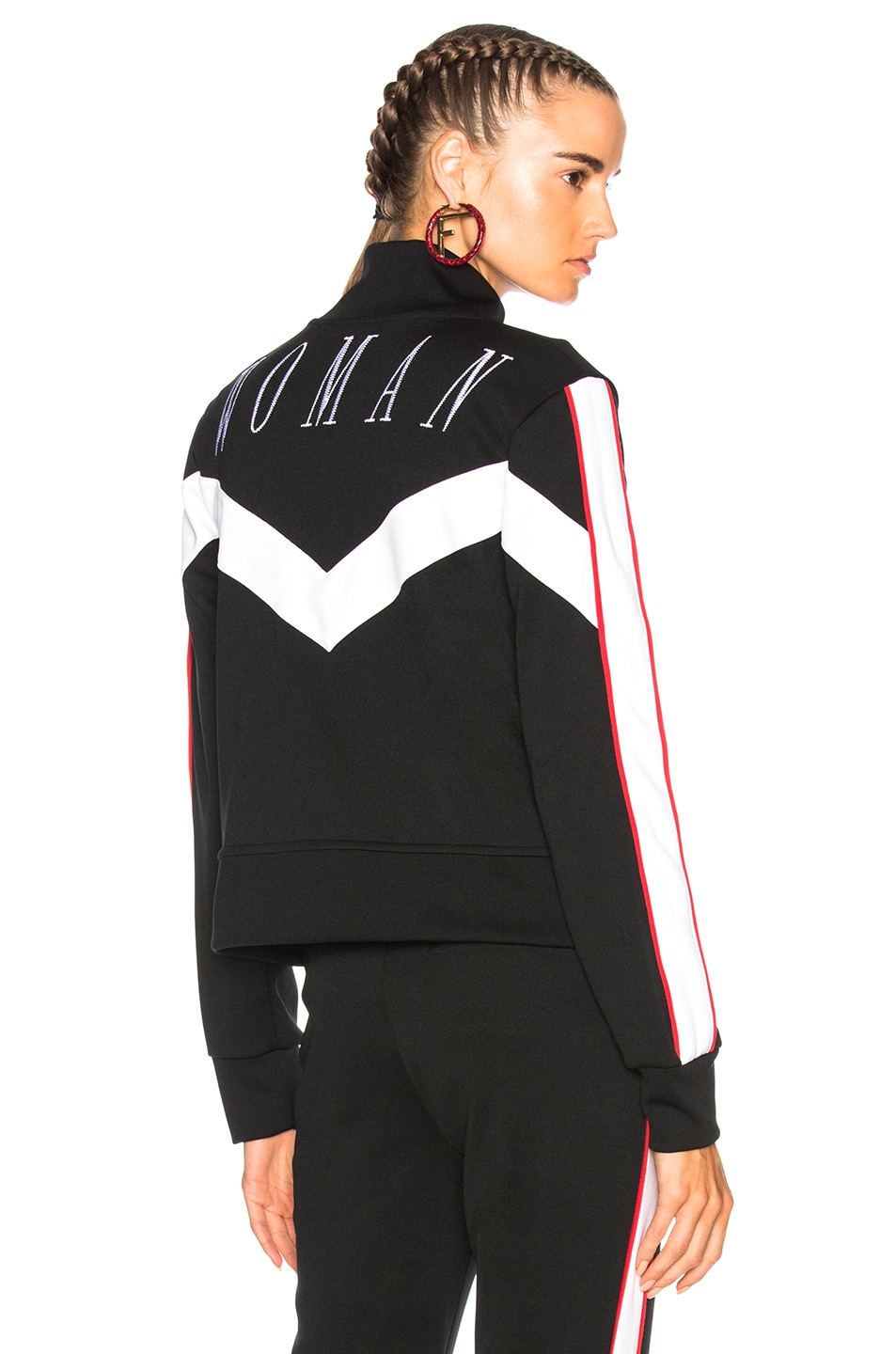 Image 1 of OFF-WHITE Track Jacket in Black & White