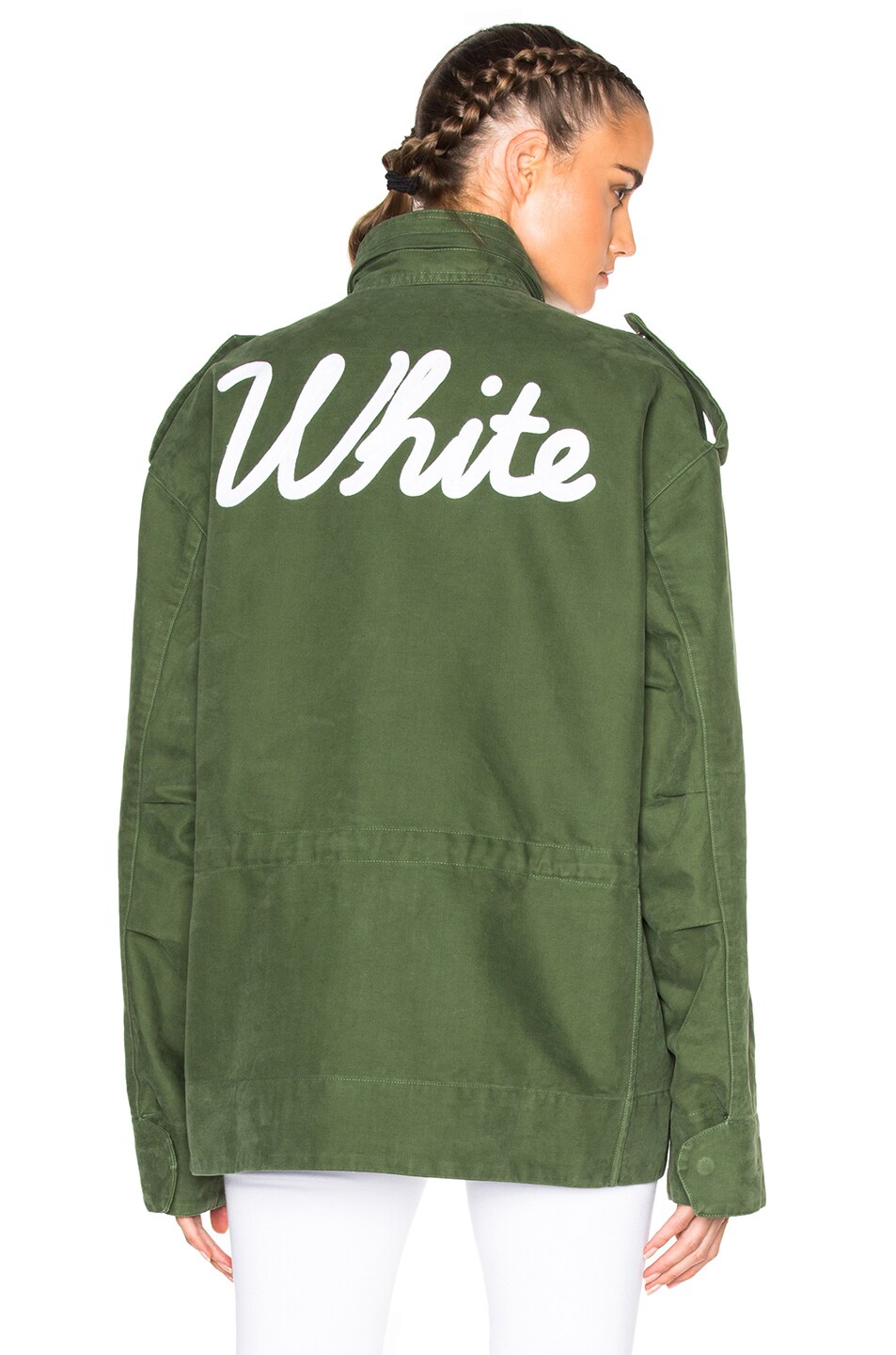 Image 1 of OFF-WHITE Vintage White M65 in Military Green