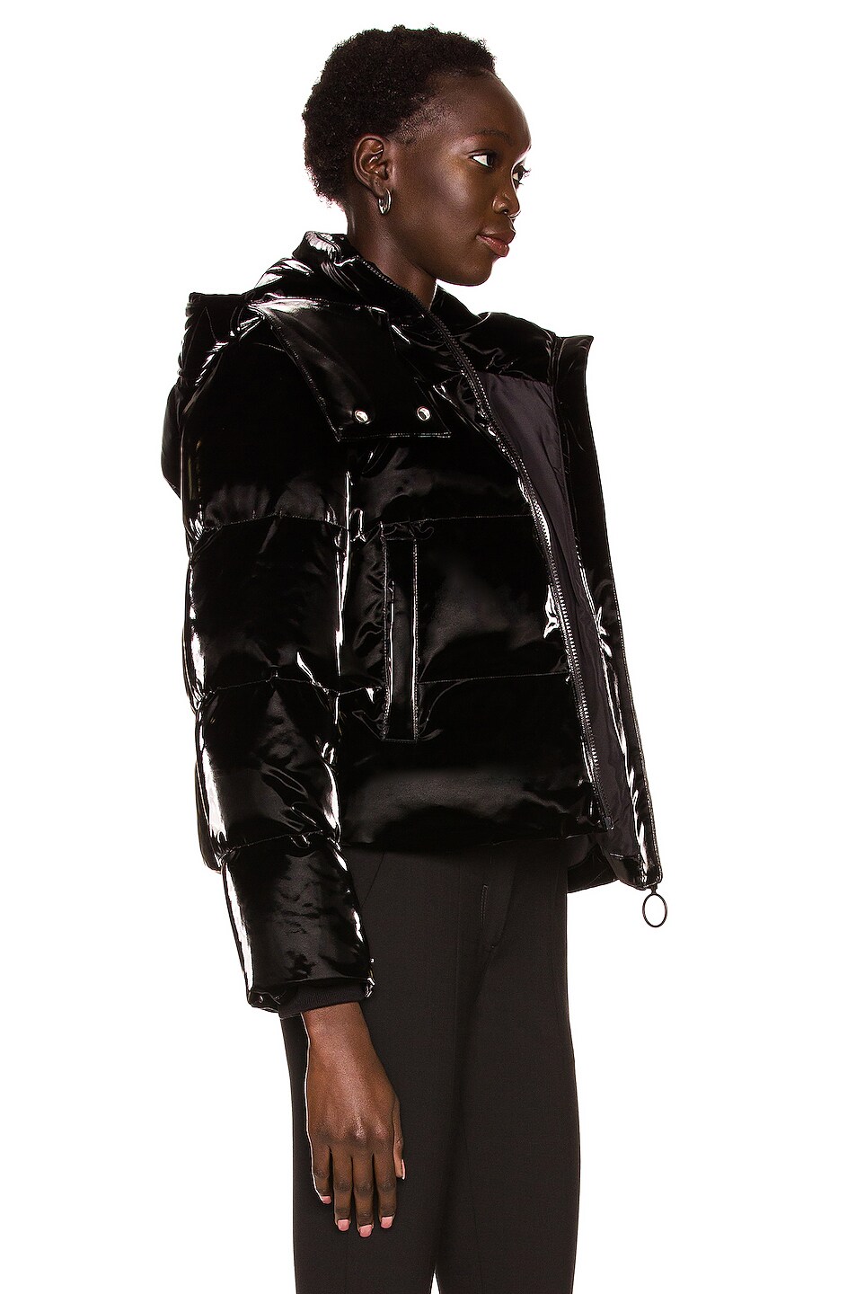 OFF-WHITE Puffer Jacket in Black | FWRD