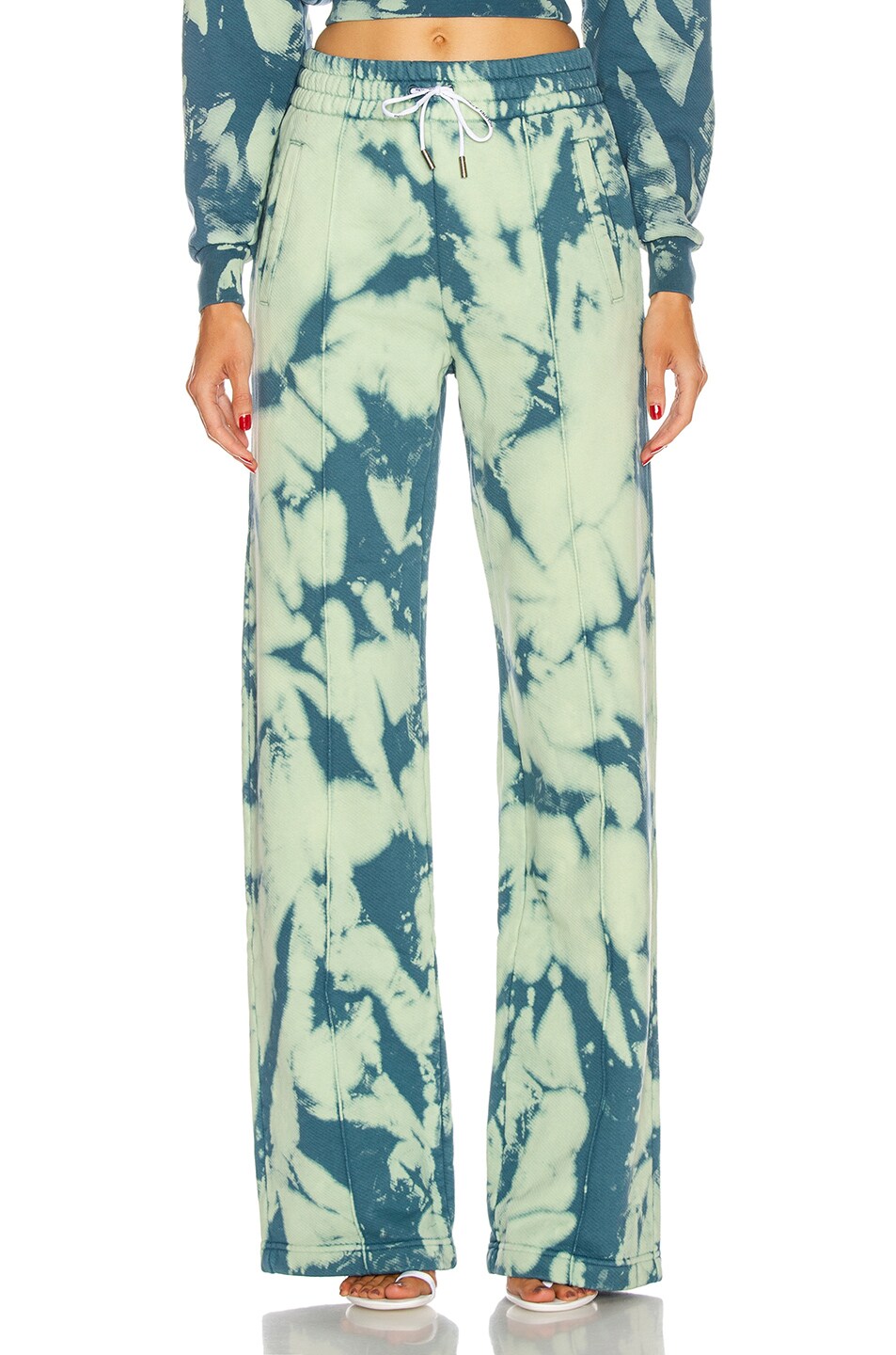 Image 1 of OFF-WHITE Tie Dye Track Pant in Gasoline
