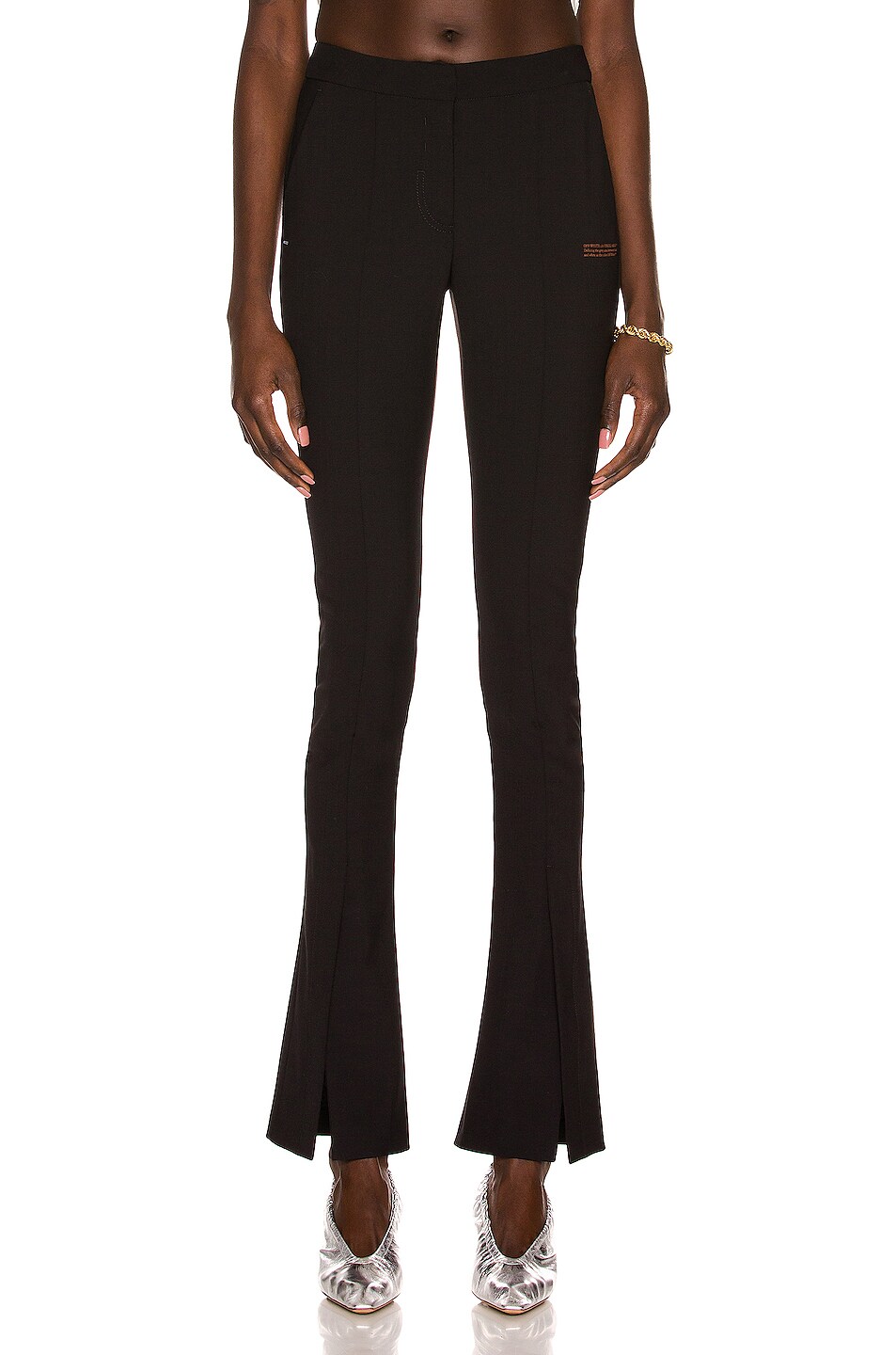 Image 1 of OFF-WHITE Tailored Slit Pant in Black