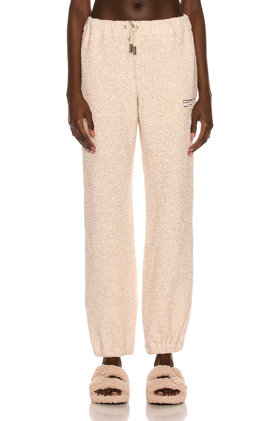 Image 1 of OFF-WHITE Athleisure Teddy Pant in Beige