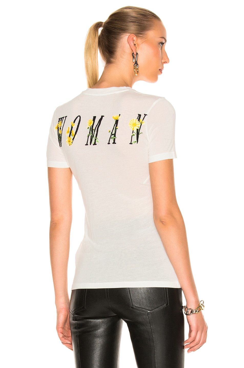 Image 1 of OFF-WHITE Daisy Woman Tiny Tee in White