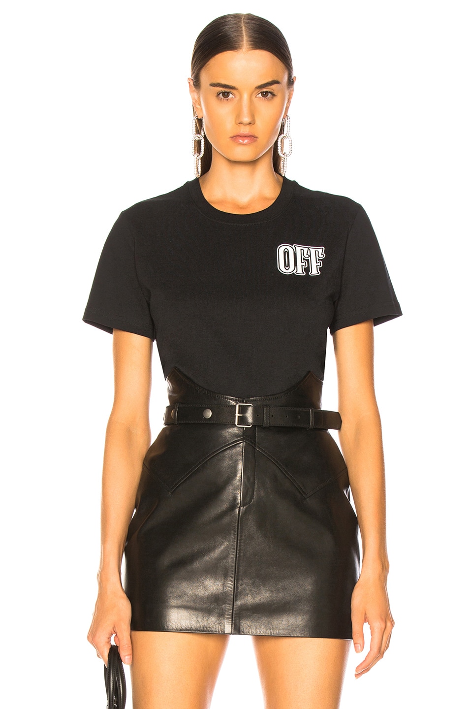 Image 1 of OFF-WHITE Lips Casual Tee in Black