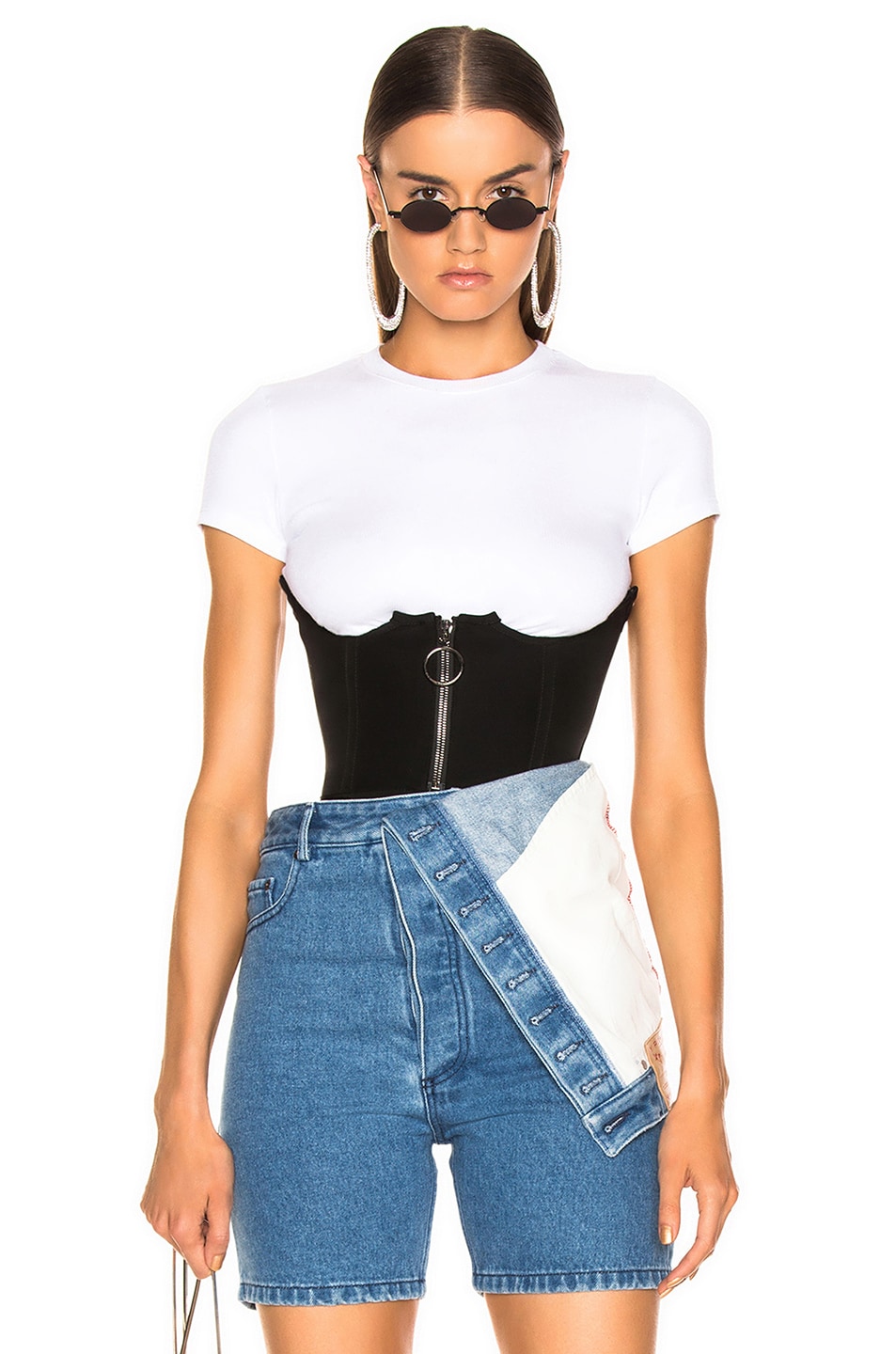 Image 1 of OFF-WHITE Stretch Bustier in Black