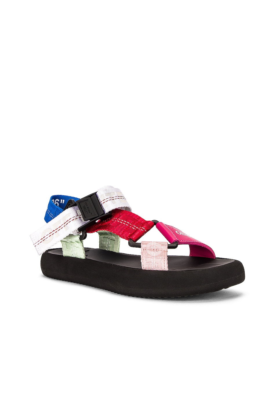off white trek sport sandals