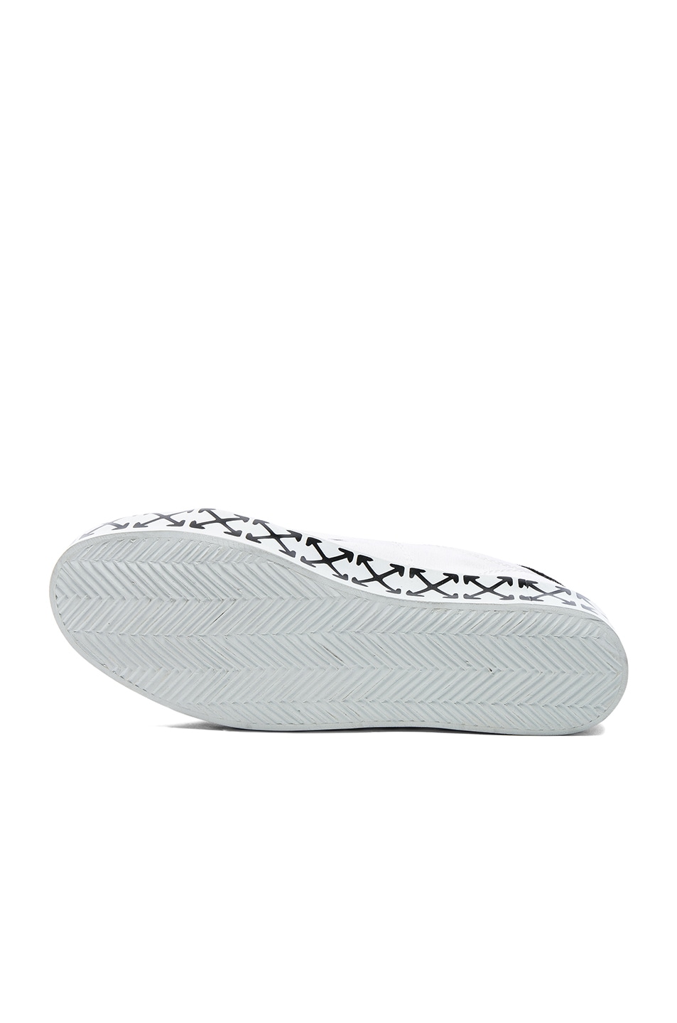 vulcanized new arrow canvas stripe sneakers