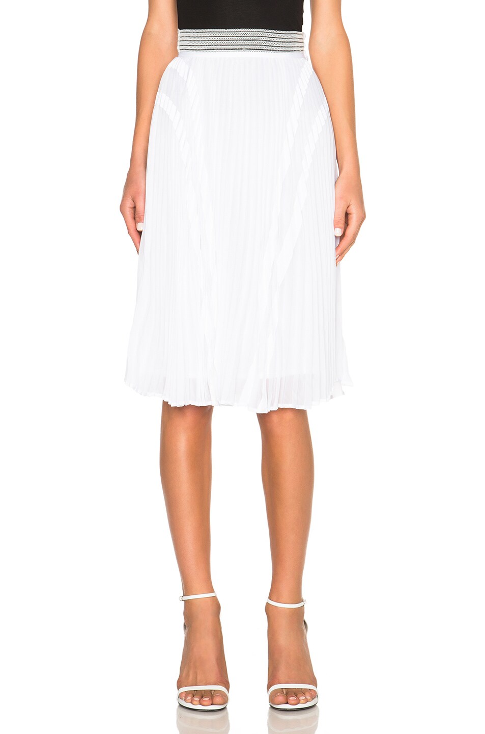 Image 1 of Ohne Titel Pleated Skirt in White