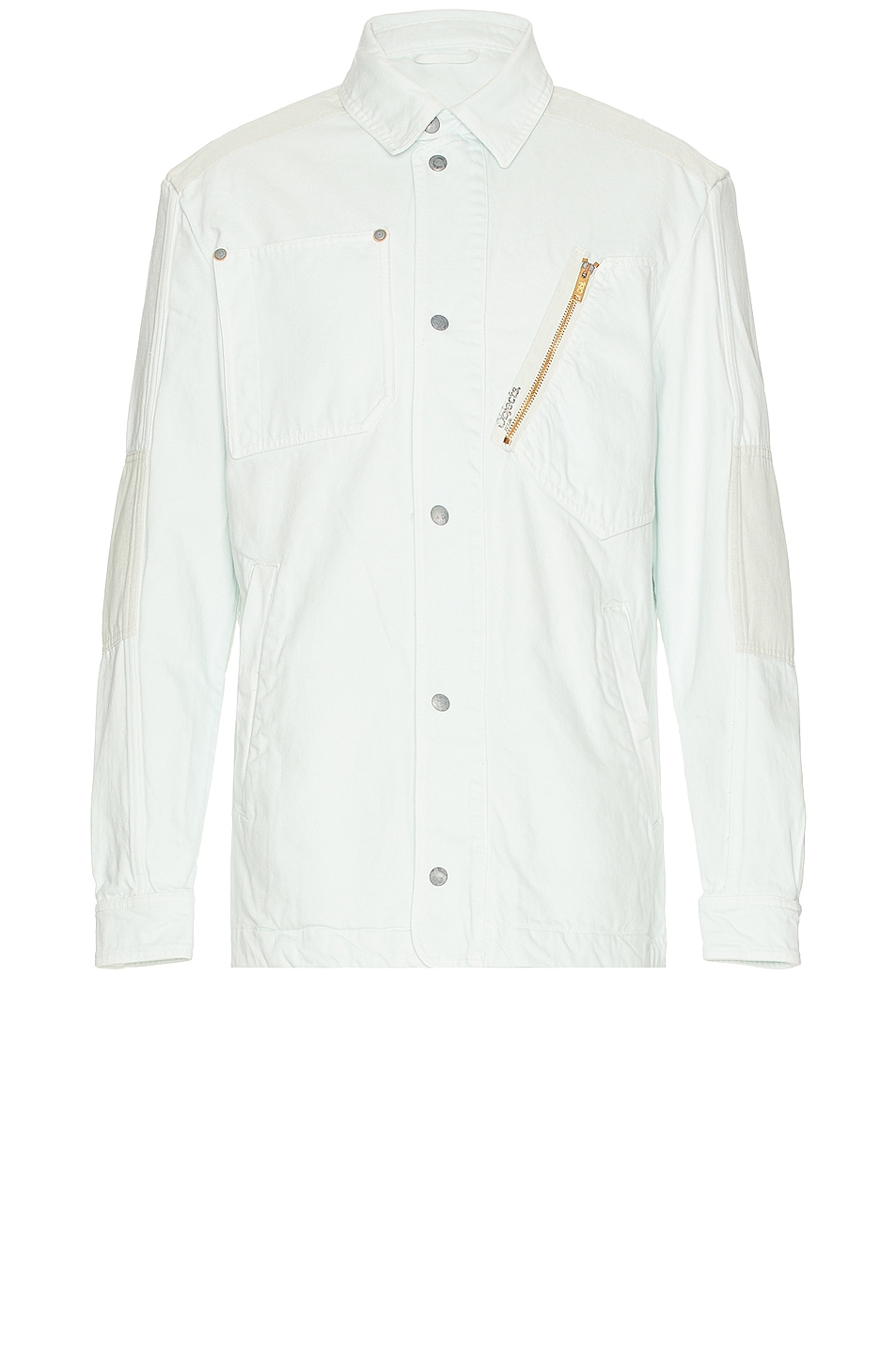 Image 1 of Objects IV Life Denim Overshirt in Ice Blue