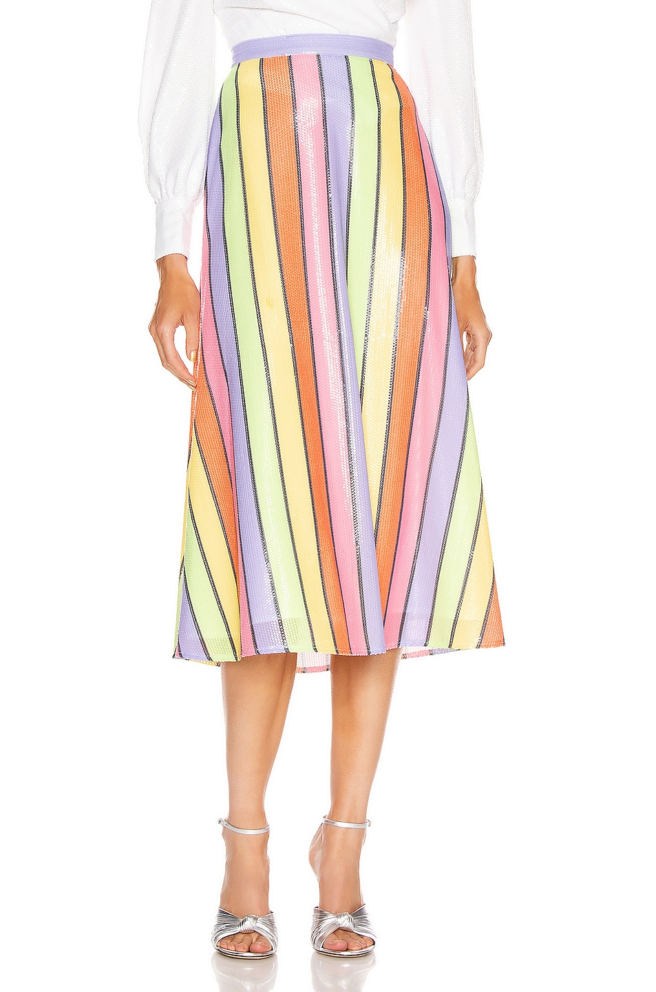 Image 1 of Olivia Rubin Penelope Skirt in Resort Stripe