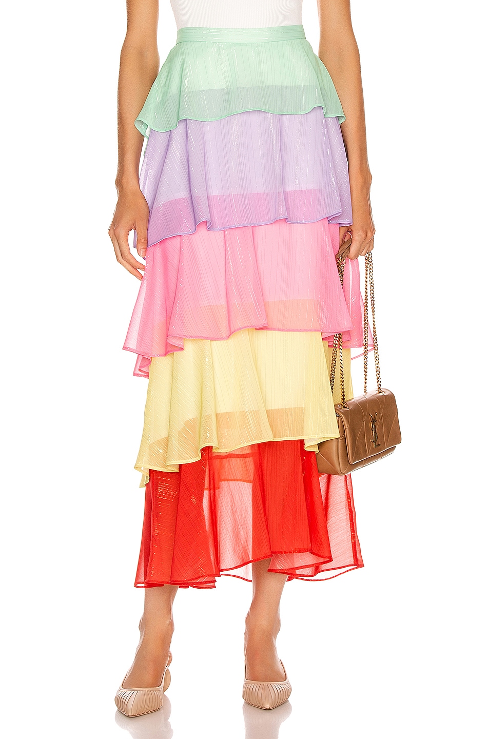 Image 1 of Olivia Rubin Jessica Skirt in Colourblock