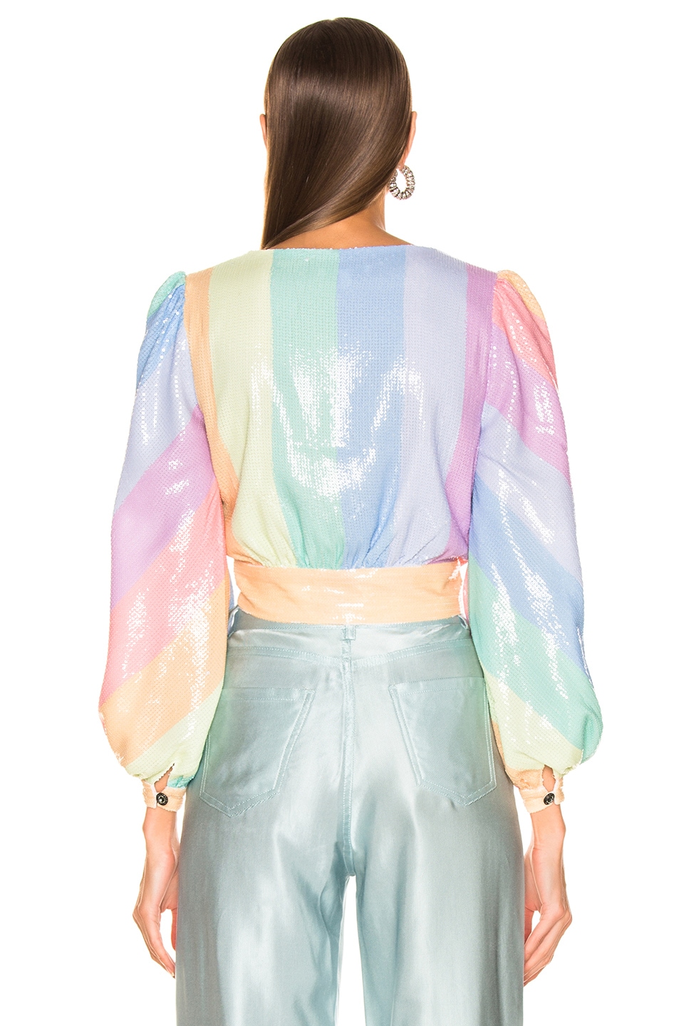 Olivia Rubin for FWRD Kendall Top in Pastel Rainbow | FWRD
