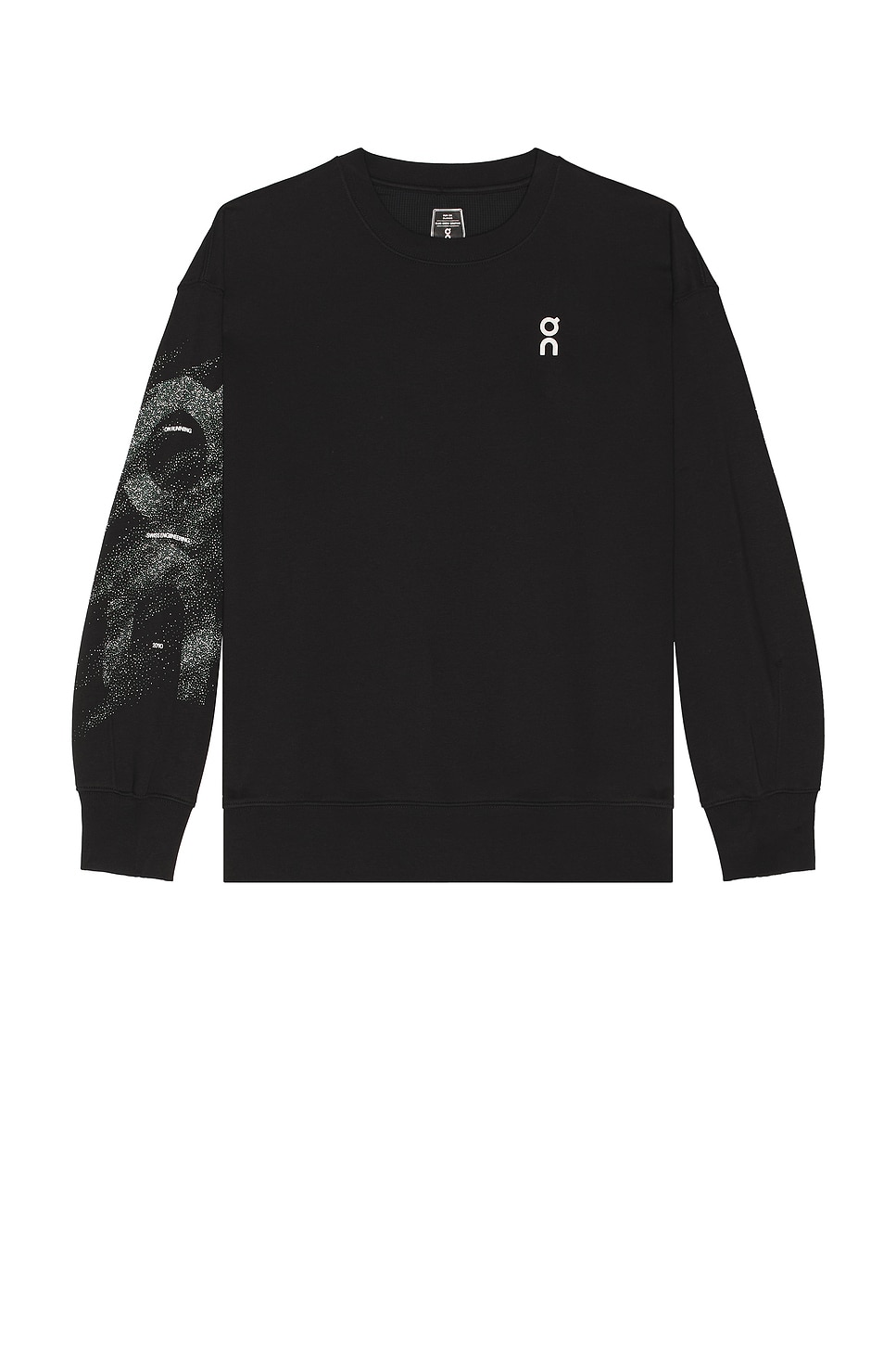 Image 1 of On Club Crew Graphic in Black & Olive