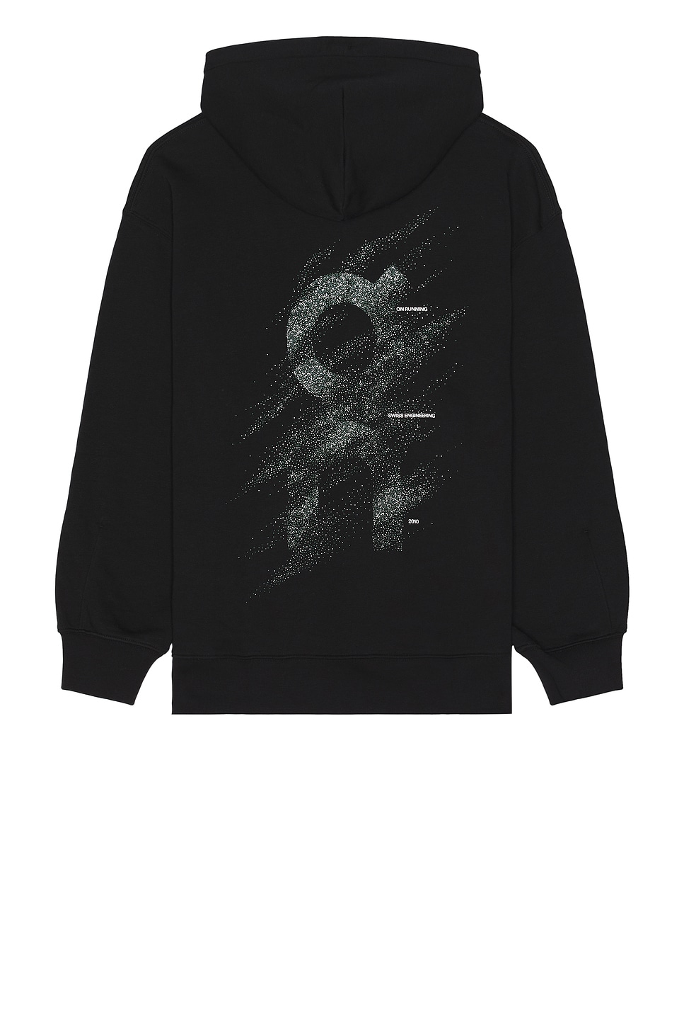 Image 1 of On Club Hoodie Graphic in Black & Olive