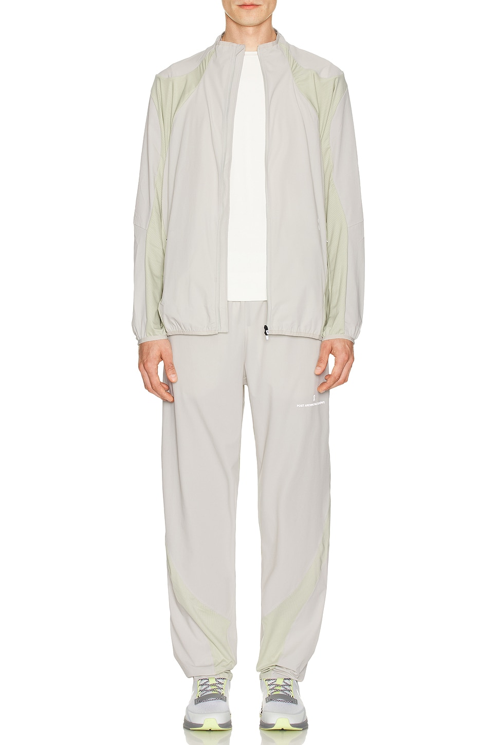 Image 1 of On x Post Archive Faction (PAF) Pants in Moondust & Chalk