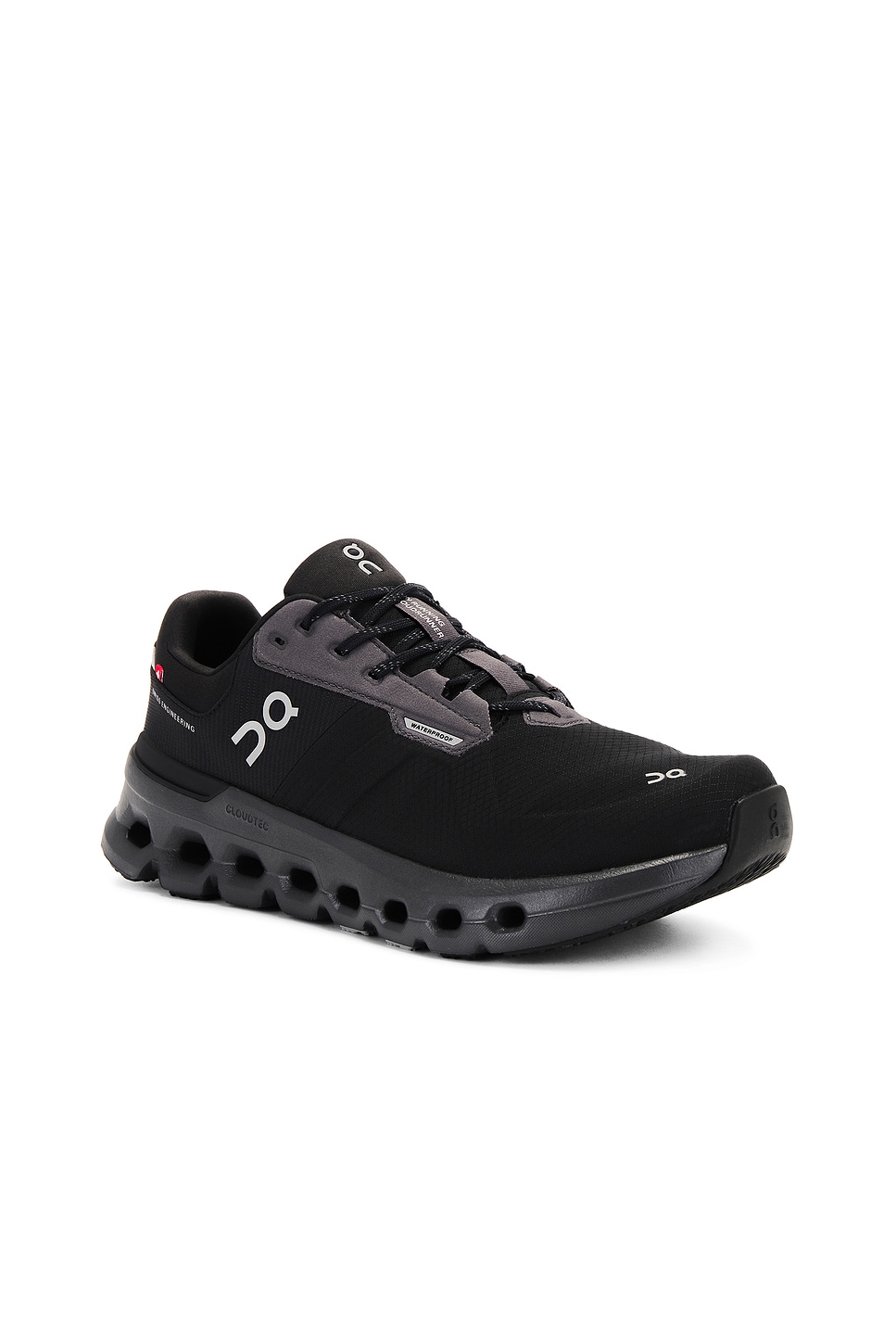 Shop On Cloudrunner 2 Waterproof Sneaker In Magnet & Black