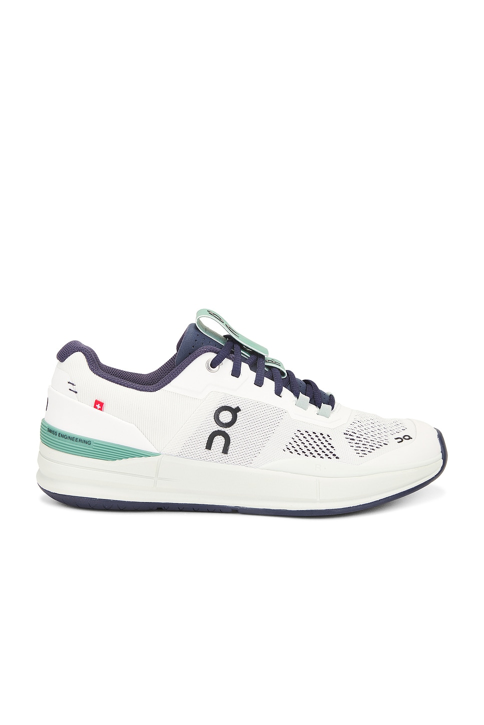 Image 1 of On The Roger Pro Sneaker in Undyed White & Aloe