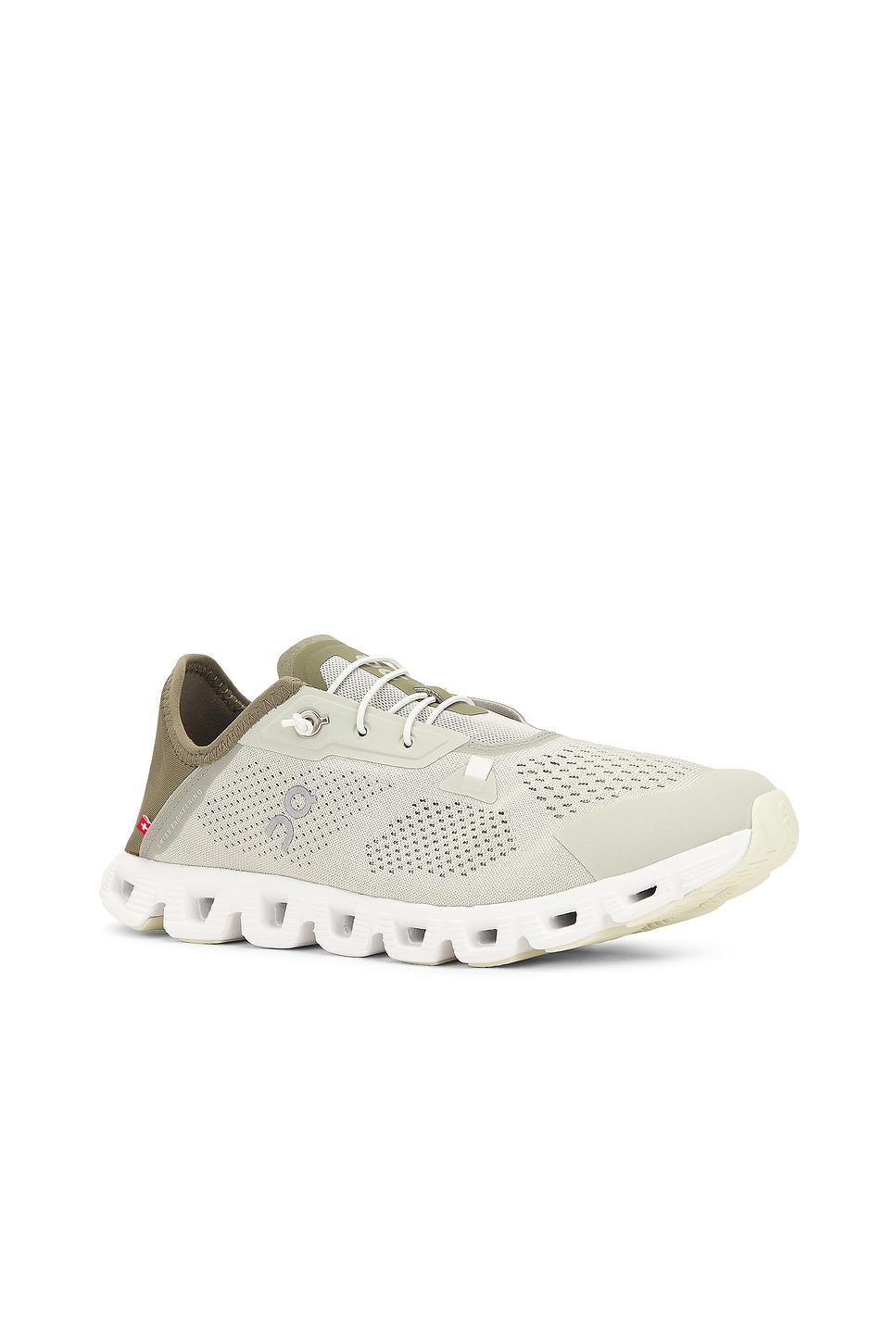 Shop On Cloud 5 Coast Sneaker In Chalk & Olive