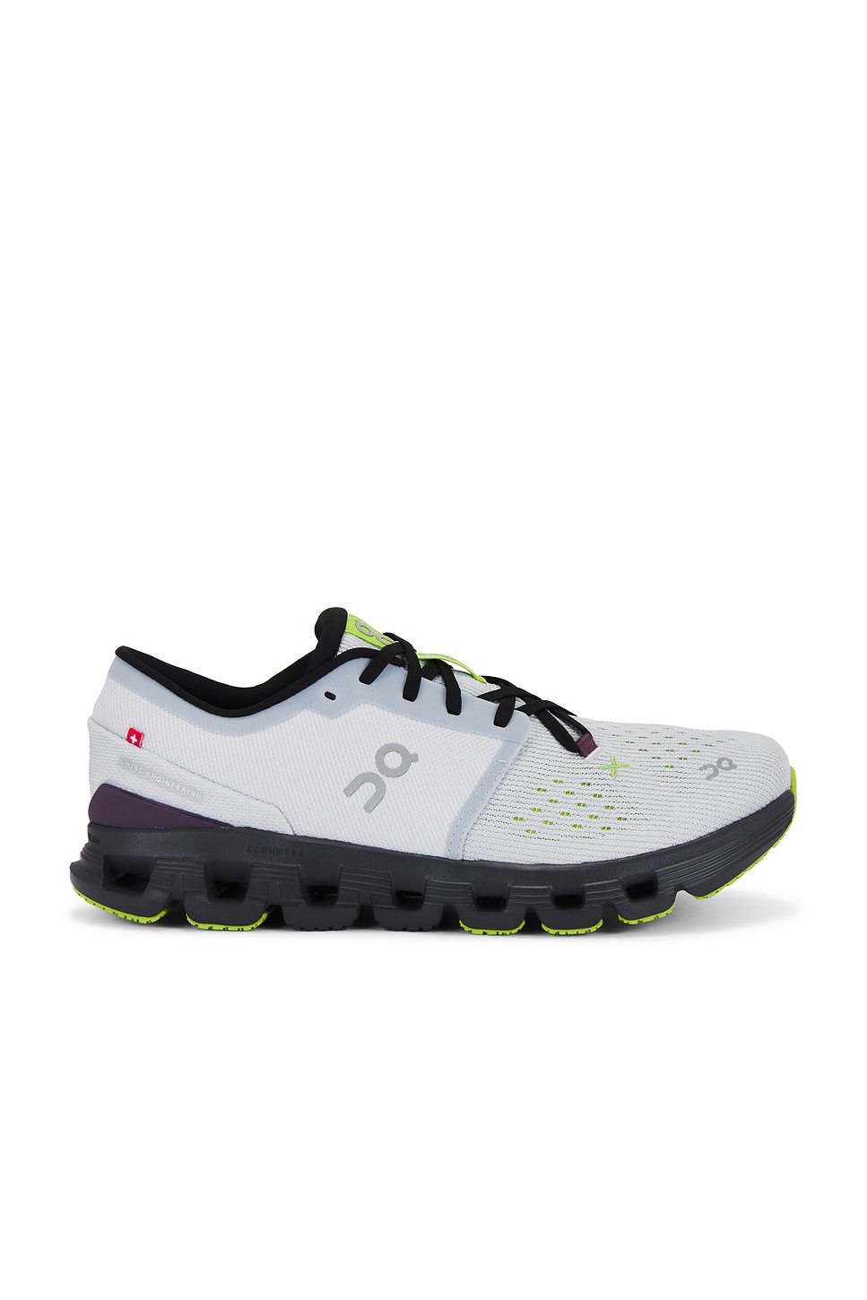 Image 1 of On Cloud X 4 Sneaker in Glacier & Eclipse