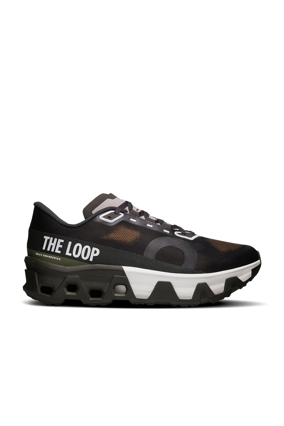 Image 1 of On x Pleasures & The Loop Cloudmonster Hyper Sneaker in Espresso Elk