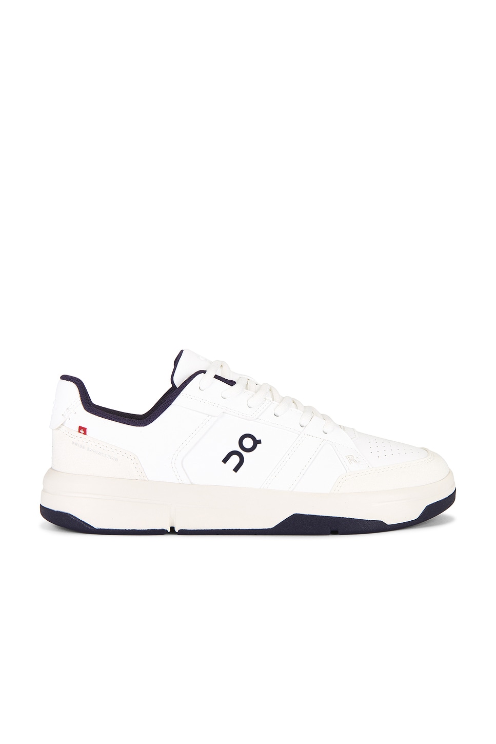 Image 1 of On The Roger Clubhouse Sneakers in White & Midnight