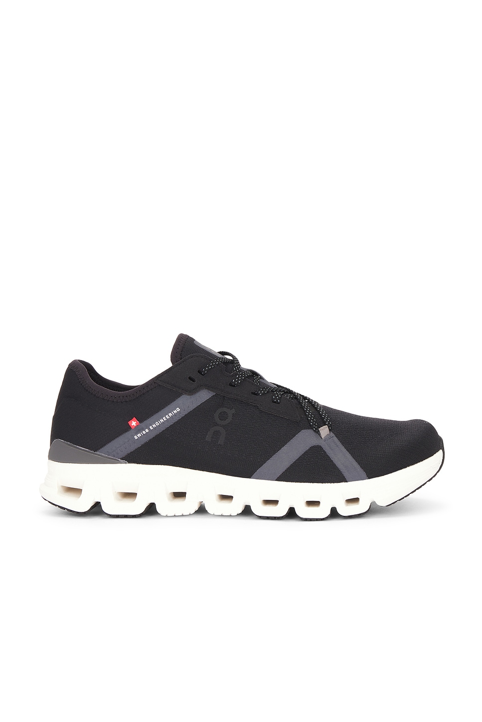 Image 1 of On Cloud X 4 Ad Sneaker in Black & Asphalt