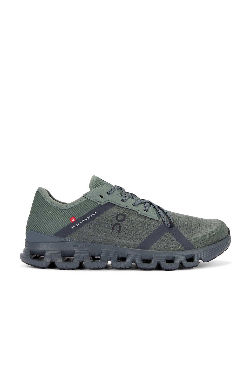On Mens Olive Ste Cloud X 4 Ad Woven Trainers In Green