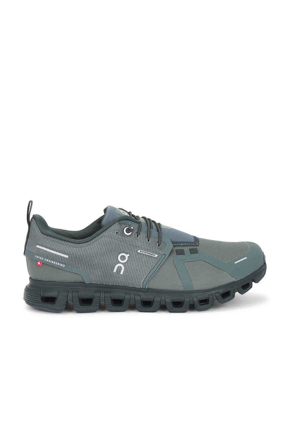 Image 1 of On Cloud 6 Sneaker in Olive & Evergreen