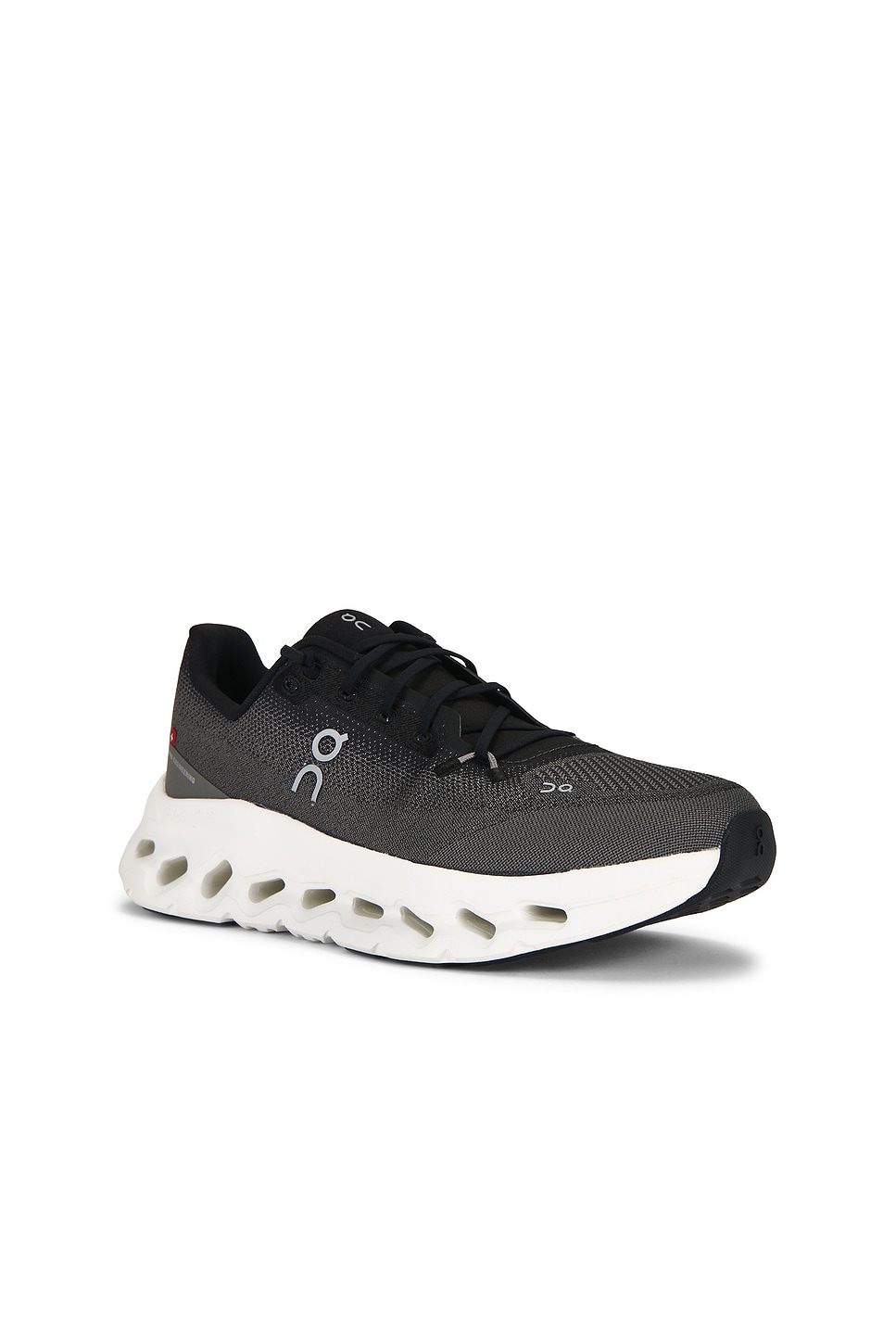 On Dark Grey Sneakers With Breathable Upper In Black