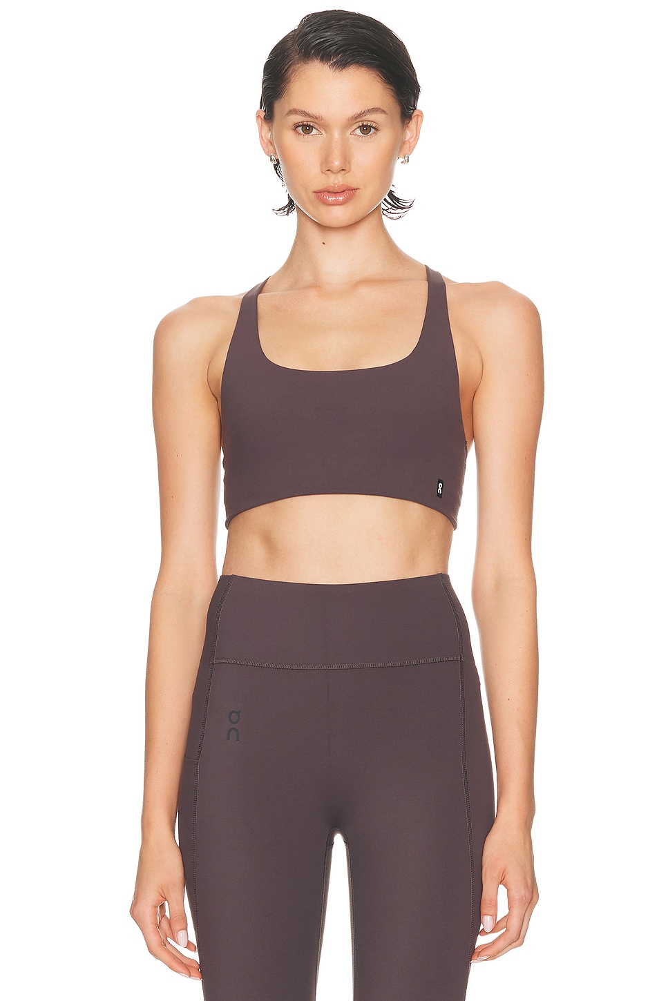 On Studio Bra In Brown