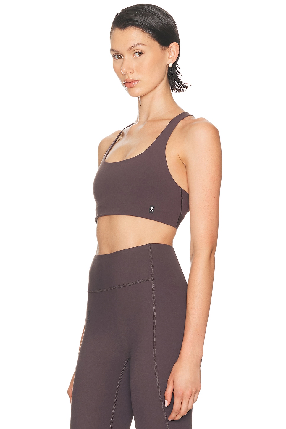 On Studio Bra In Brown