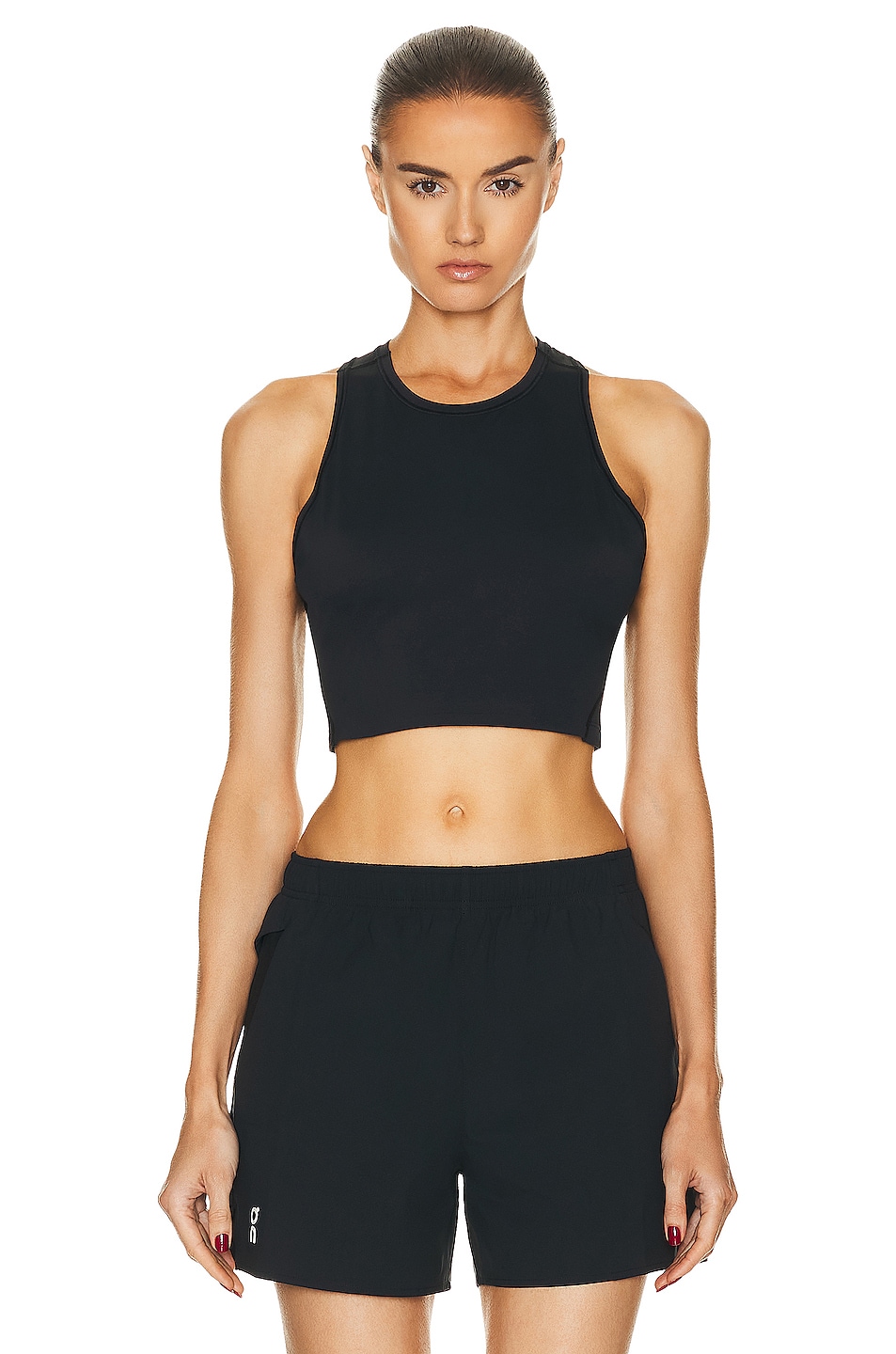 Image 1 of On Movement Crop Top in Black