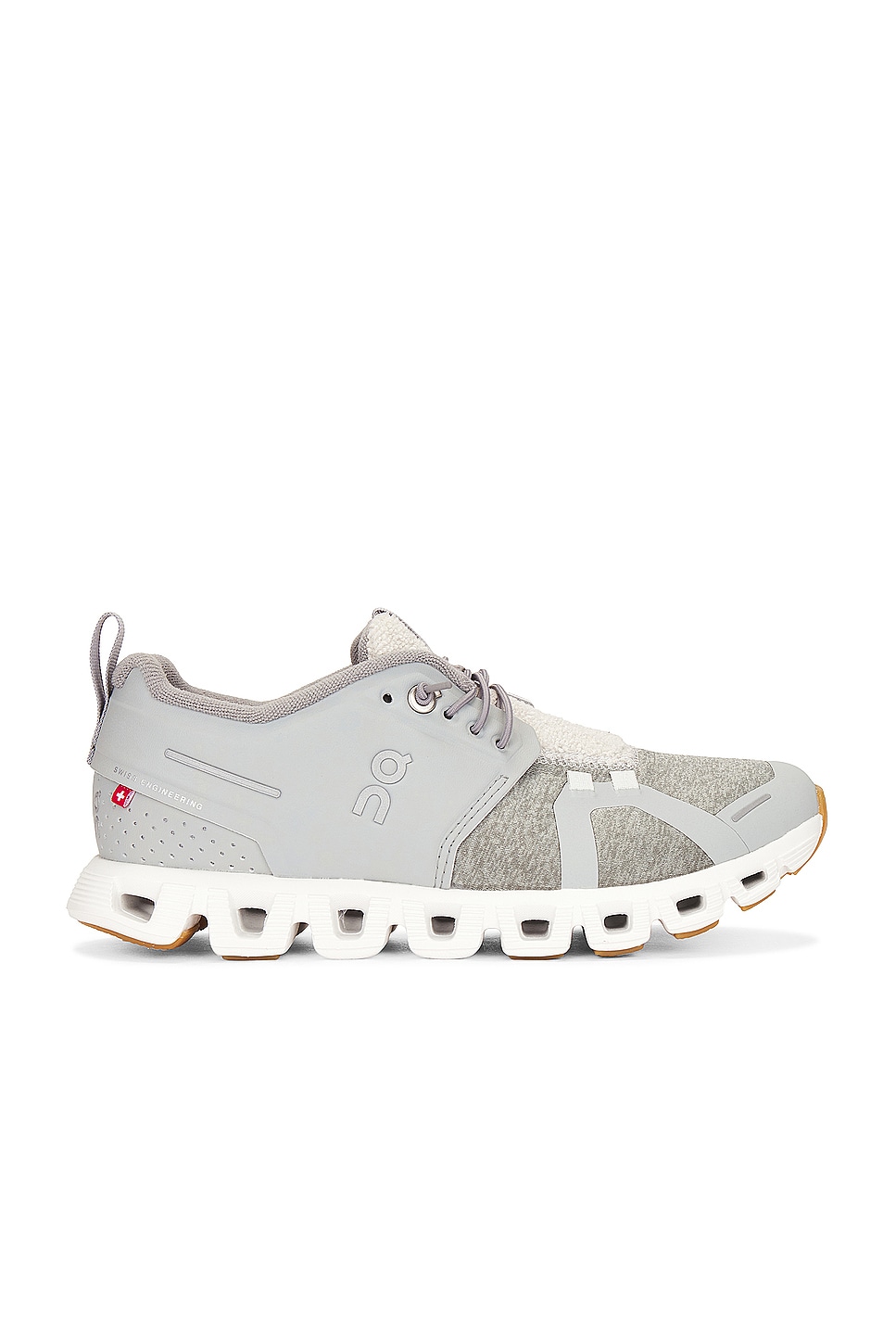 Image 1 of On Cloud 5 Terry Sneaker in Glacier & White