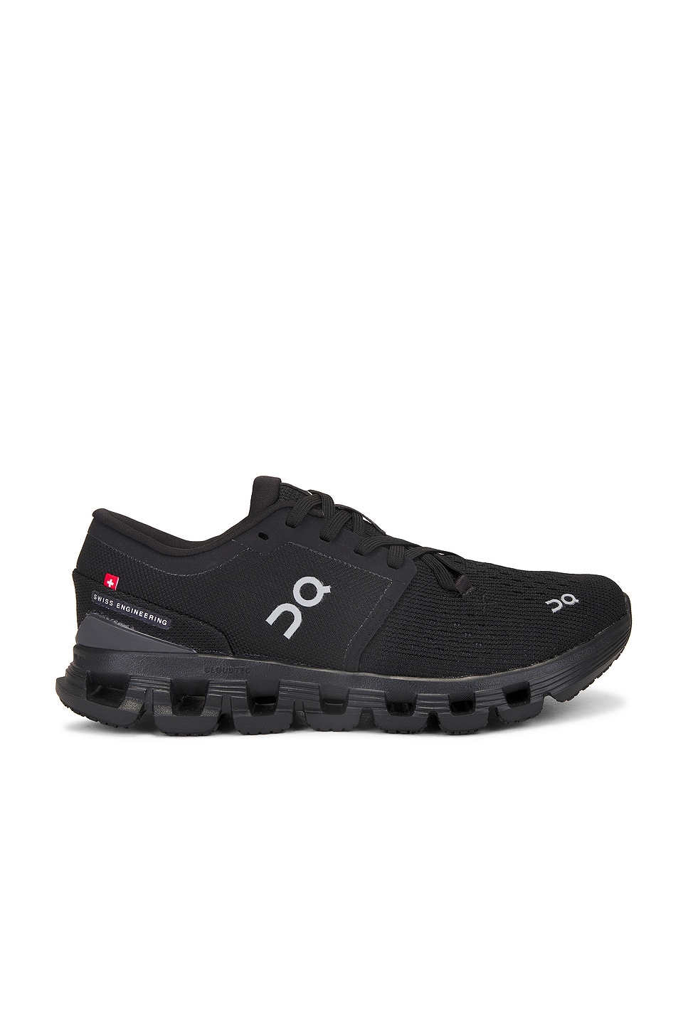 Image 1 of On Cloud X 4 Sneaker in Black & Eclipse