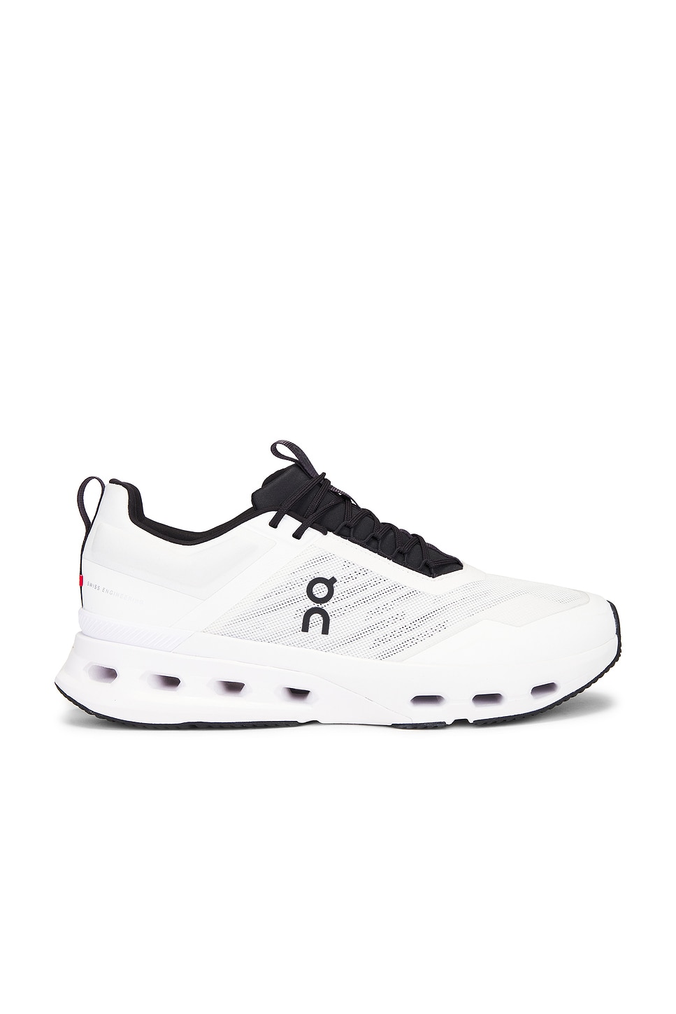 Image 1 of On Cloudnova X Sneaker in White & Black