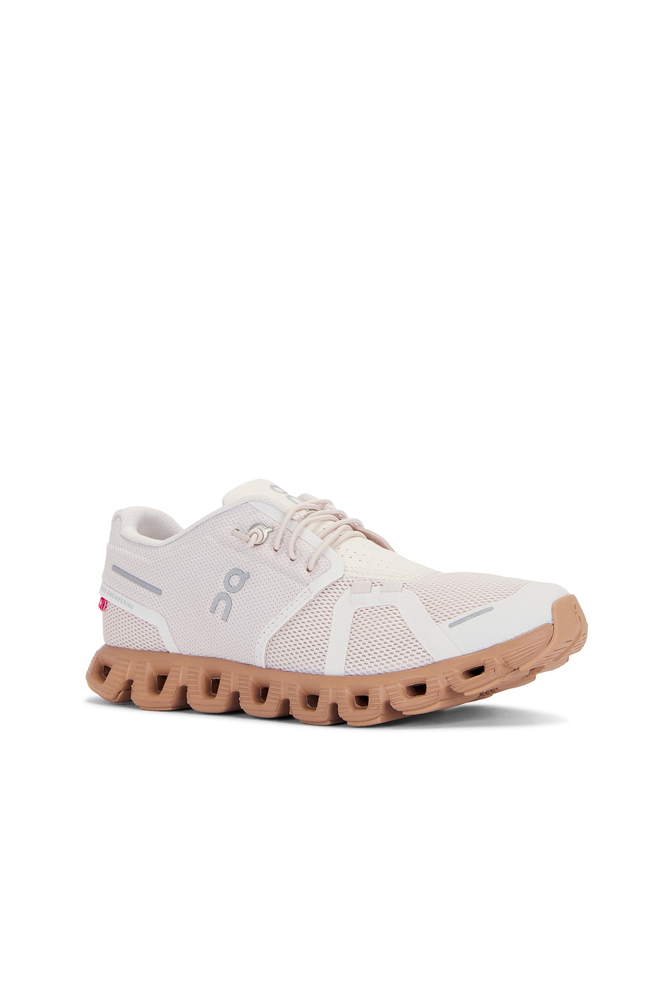 Shop On Cloud 5 Sneaker In Sand & Rosebrown