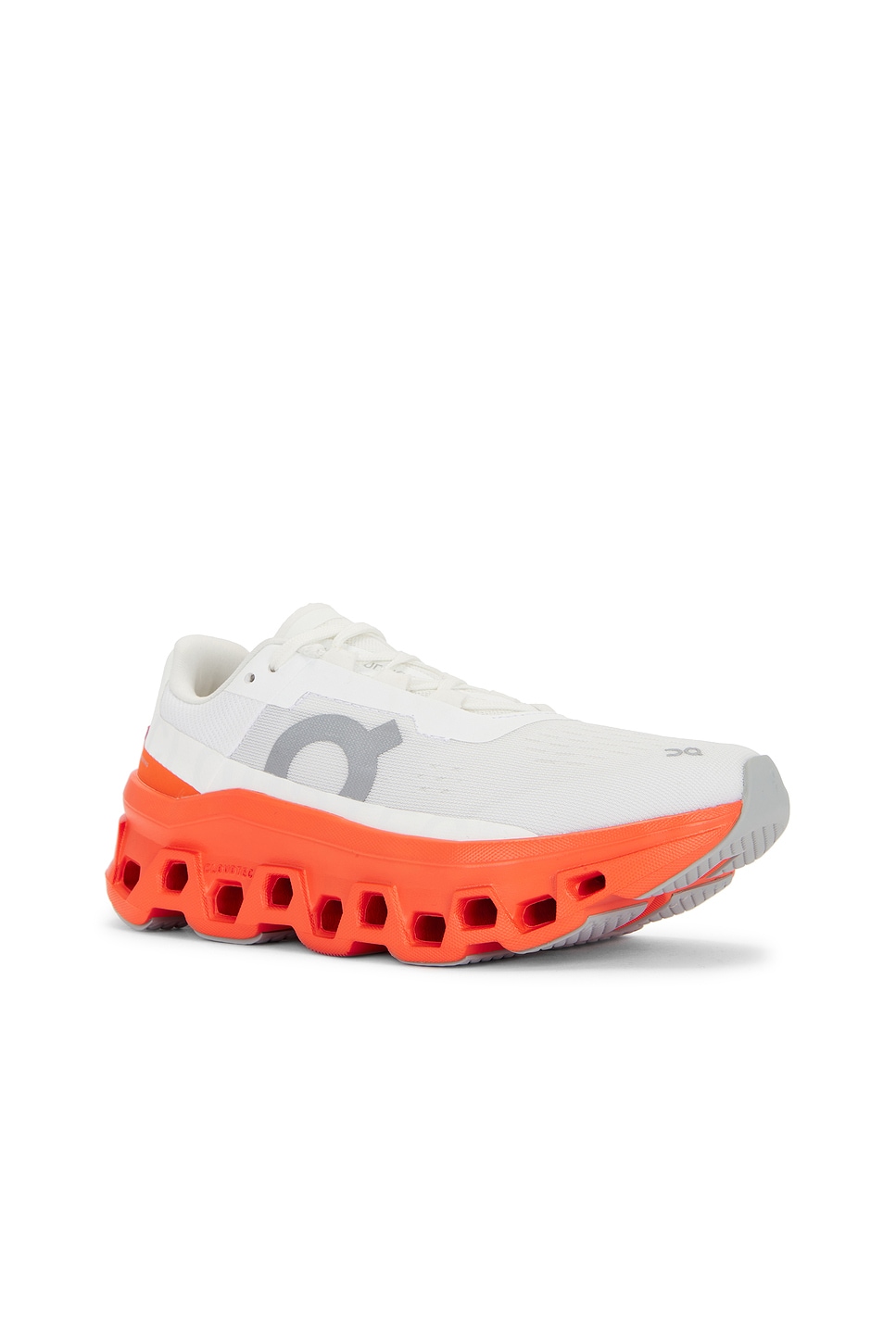 Shop On Cloudmster Sneaker In White & Flame