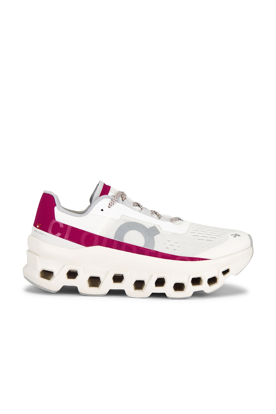 Image 1 of On Cloudmonster Sneaker in Ivory & Grenadine
