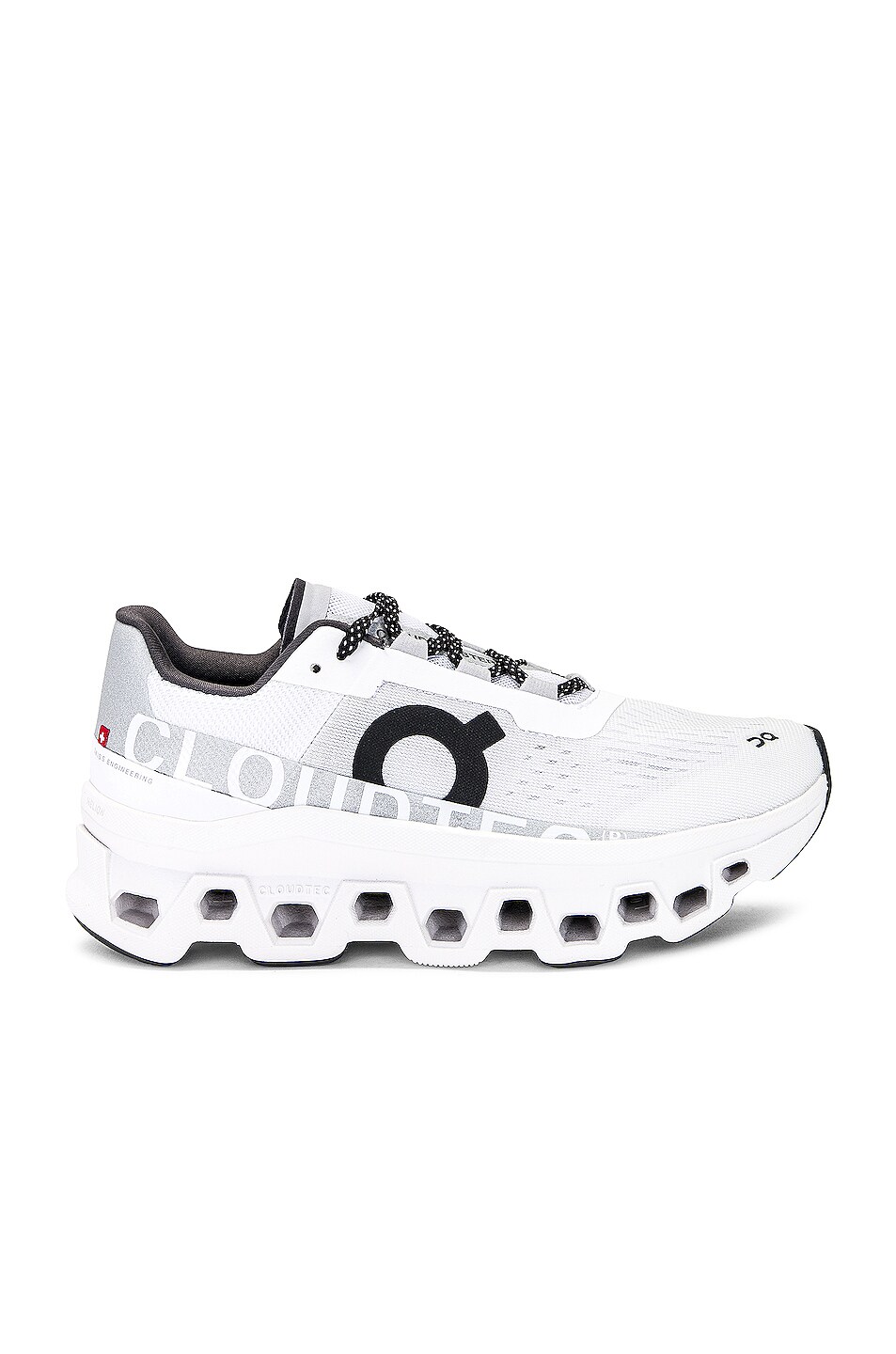 Image 1 of On Cloudmonster Exclusive Sneaker in Undyed White & White